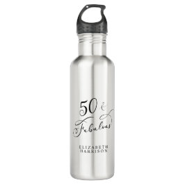 50 Fabulous persoonlijke 50e verjaardag Waterfles