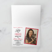 50 & FABULOUS Red Rose Foto Verjaardagsfeest (Binnen)