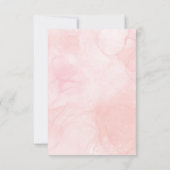 50 & Fabulous Roos Gouden Bloemen 50e Verjaardag Kaart (Achterkant)