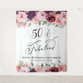 50 Fabulous Schilderingen Verjaardagsfeest met Wat Wandkleed (Voorkant)