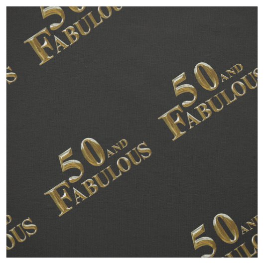 50 & Fabulous Stof (Swatch)