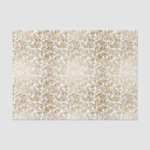 50 & Fabulous Verjaardag Gouden Decoratieve Swirls Tissuepapier