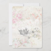 50 & fabulous Verjaardag met  Collage Uitnodigen Kaart (Achterkant)