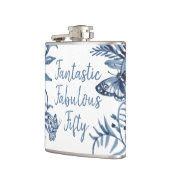 50 & Fabulous Verjaardag Vijftigste 50ste Viering Heupfles (Links)