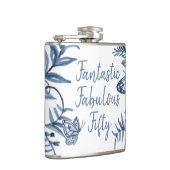 50 & Fabulous Verjaardag Vijftigste 50ste Viering Heupfles (Rechts)