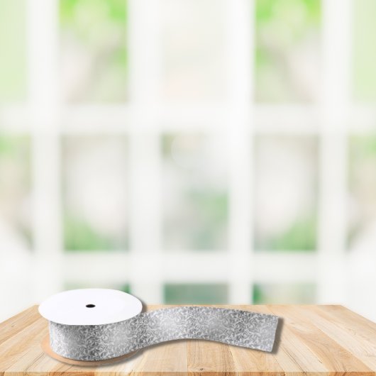 50 & Fabulous Verjaardag Zilveren Decoratieve Swir Satijnen Lint