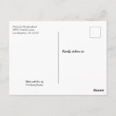 50 & Fabulous Verjaardagsfeest Dank Je Briefkaart (Achterkant)