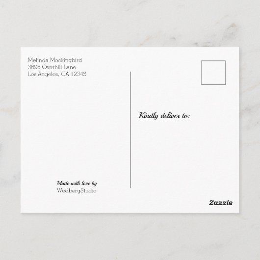 50 & Fabulous Verjaardagsfeest Dank Je Briefkaart (Achterkant)