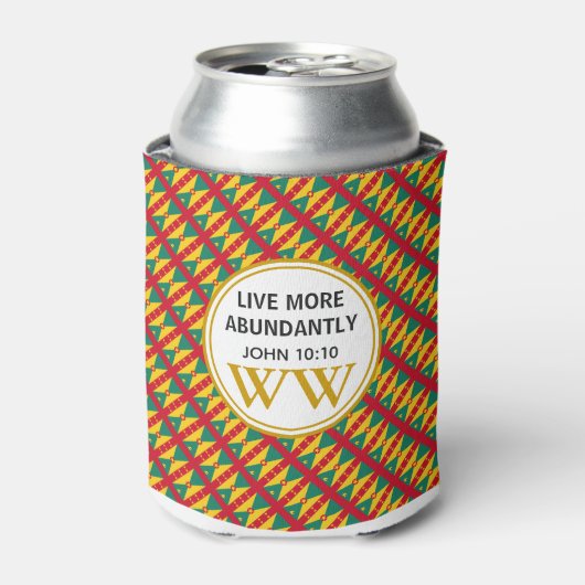 50 Fantastisch GRENADA CARRIACOU Monogram Blikjeskoeler (Blikje Voorkant)