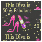 50 & FANTASTISCH OOGVERBLINDEND DIVA DESIGN STOF (Close Up)