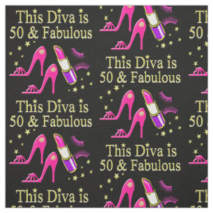 50 & FANTASTISCH OOGVERBLINDEND DIVA DESIGN STOF