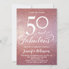 50 Fantastisch Roos Gold Glitter Birthday Party In Kaart