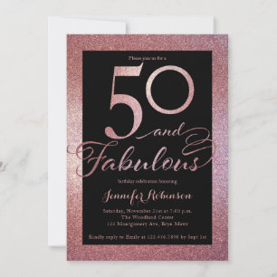 50 Fantastisch Roos Gold Glitter Birthday Party In Kaart
