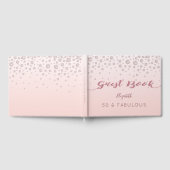 50 Fantastisch verjaardagsgoud roos gouden zwarte  Gastenboek (Volledig)