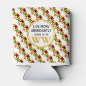 50 Fantastisch ZIMBABWE Monogram aangepast Blikjeskoeler (Achterkant)