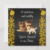 50 Fantastische en koude verjaardagskatten Kaart (Voorkant)