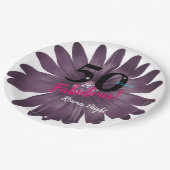 50 Fantastische, paarse glittermais, veelzijdig Papieren Bordje (Gekanteld)