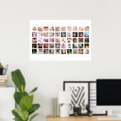 50 Foto Collage Persoonlijk Poster (Thuiskantoor)