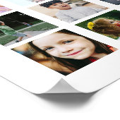 50 Foto Collage Persoonlijk Poster (Hoek)