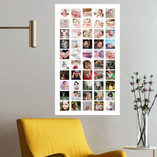 50 Foto Collage Persoonlijk Poster