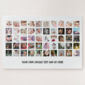50 Foto Collage, uniek gepersonaliseerd DIY Legpuzzel (Horizontaal)