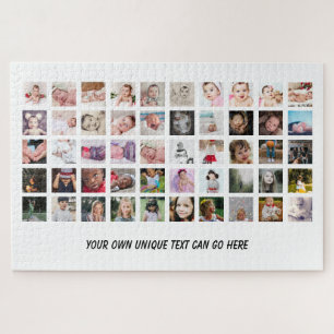 50 Foto Collage, uniek gepersonaliseerd DIY Legpuzzel