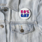 50% Gay Ronde Button 5,7 Cm (In situ)