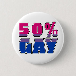 50% Gay Ronde Button 5,7 Cm