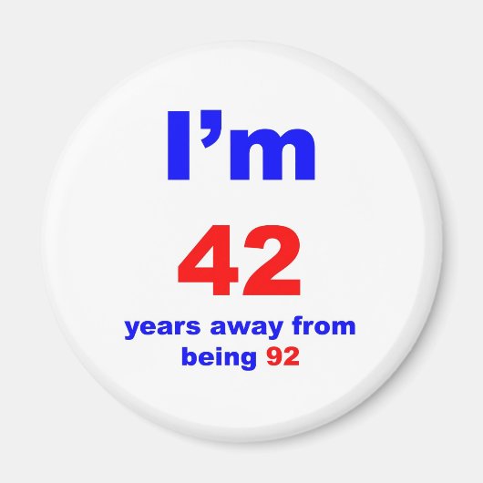 50 Geboortedag Magneet (Voorkant)