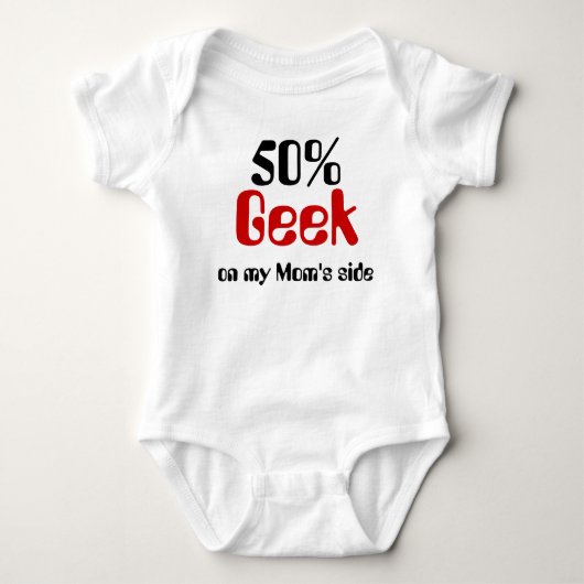 50% geek op het Shirt aan de zijkant van de moeder (Voorkant)