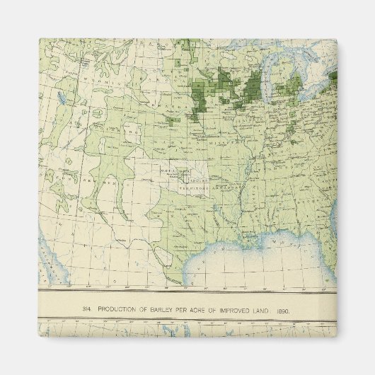 50 Gerst 1890 Magneet (Voorkant)