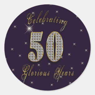 50 glorieuze jaren - Celebration Stickers