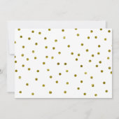 50 Gold-ballonnen en Confetti 50e verjaardag Kaart (Achterkant)