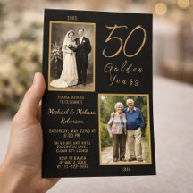 50 Gouden Jaren 50e Huwelijksverjaardag Goud