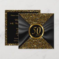 50 Gouden Jaren met Zwarte Satijn
