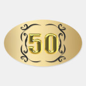 50 gouden zegels en Stickers (Voorkant)
