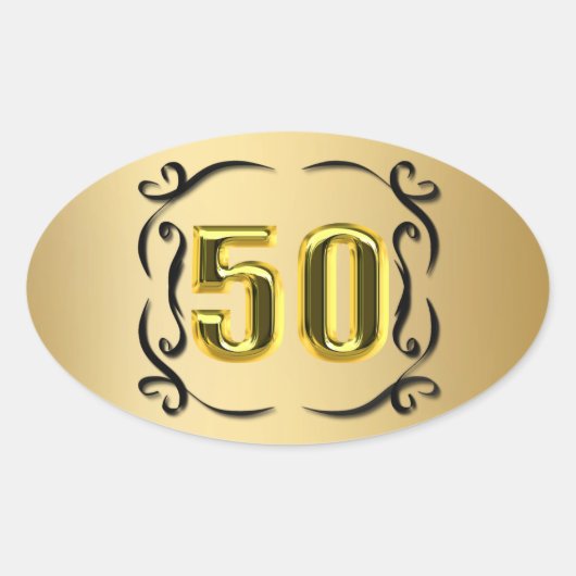 50 gouden zegels en Stickers (Voorkant)