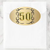 50 gouden zegels en Stickers (Tas)