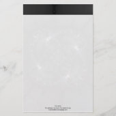 50 grijze schaduwen - fractale kunst briefpapier (Voorkant)