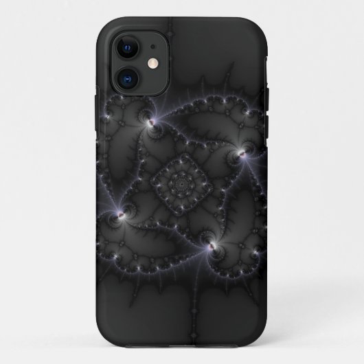 50 grijze schaduwen - fractale kunst Case-Mate iPhone case (Achterkant)