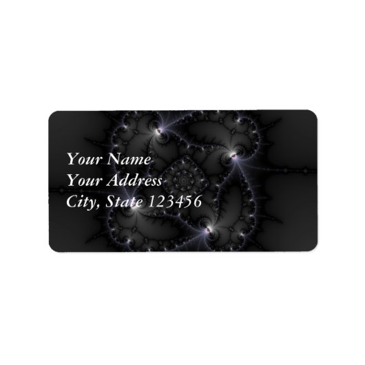 50 grijze schaduwen - fractale kunst etiket (Voorkant)