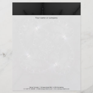 50 grijze schaduwen - fractale kunst gepersonaliseerd briefhoofd