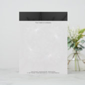 50 grijze schaduwen - fractale kunst gepersonaliseerd briefhoofd (Staand voorkant)