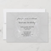 50 grijze schaduwen - fractale kunst kaart (Achterkant)