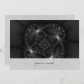 50 grijze schaduwen - fractale kunst kaart (Voorkant / Achterkant)