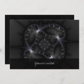 50 grijze schaduwen - fractale kunst kaart (Voorkant / Achterkant)