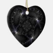 50 grijze schaduwen - fractale kunst keramisch ornament (Rechts)