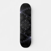50 grijze schaduwen - fractale kunst persoonlijk skateboard (Voorkant)