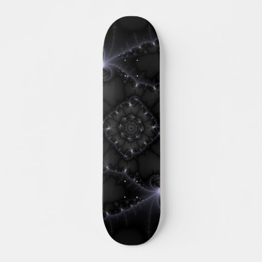 50 grijze schaduwen - fractale kunst persoonlijk skateboard (Voorkant)