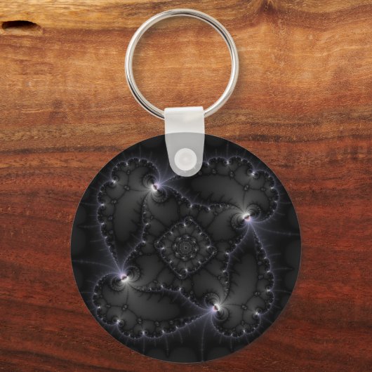 50 grijze schaduwen - fractale kunst sleutelhanger (Voorkant)